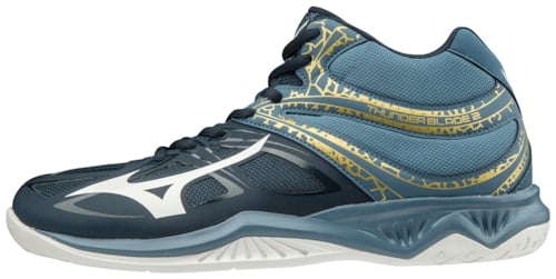 MIZUNO THUNDER BLADE 2 MID XANH TRẮNG